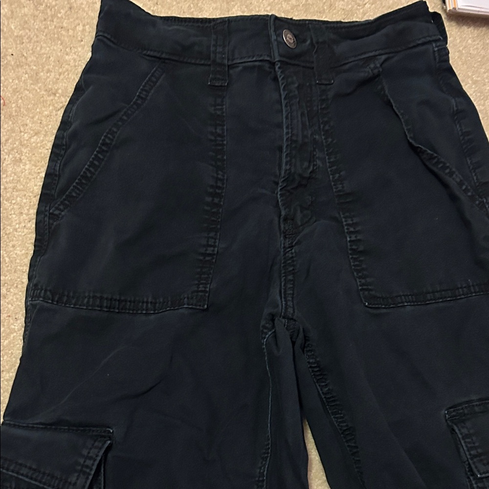 Hollister Black Cargo Pants